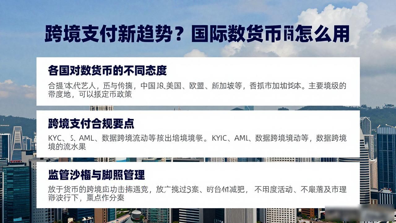 跨境支付新趋势？国际数字货币怎么用