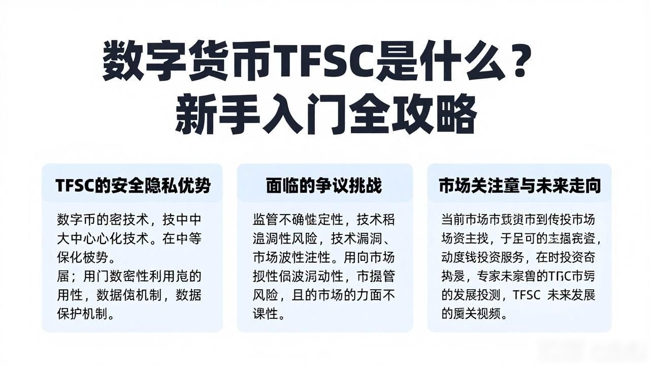 数字货币TFSC是什么？新手入门全攻略