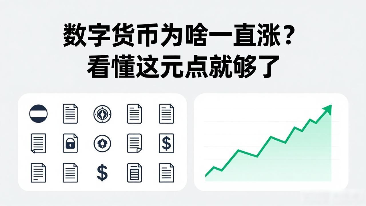 数字货币为啥一直涨？看懂这几点就够了