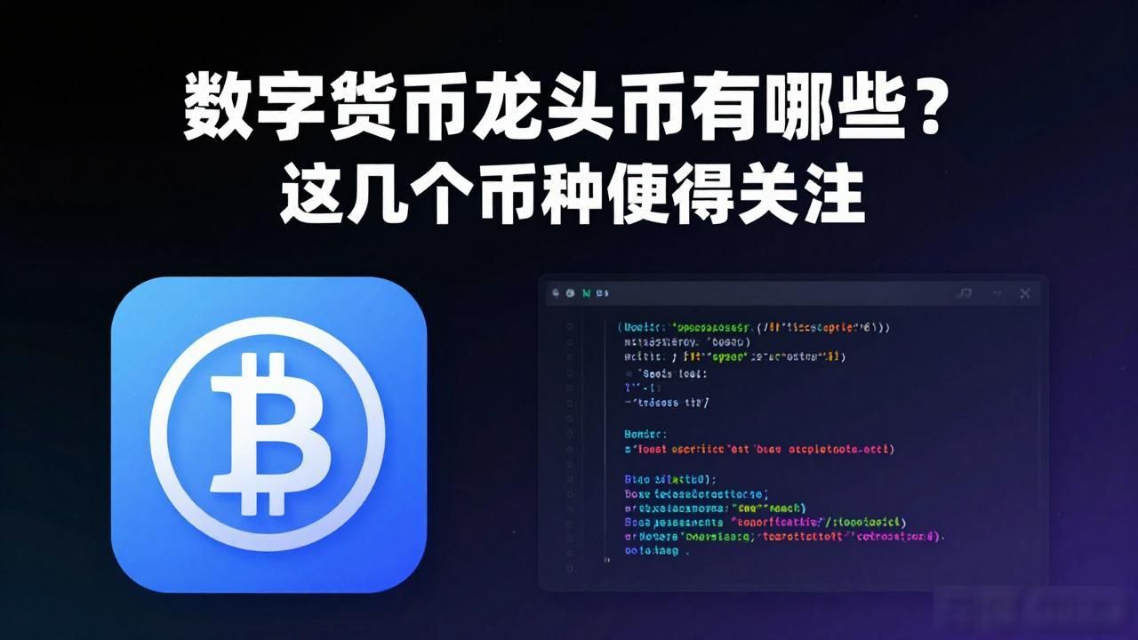 数字货币龙头币有哪些？这几个币种值得关注