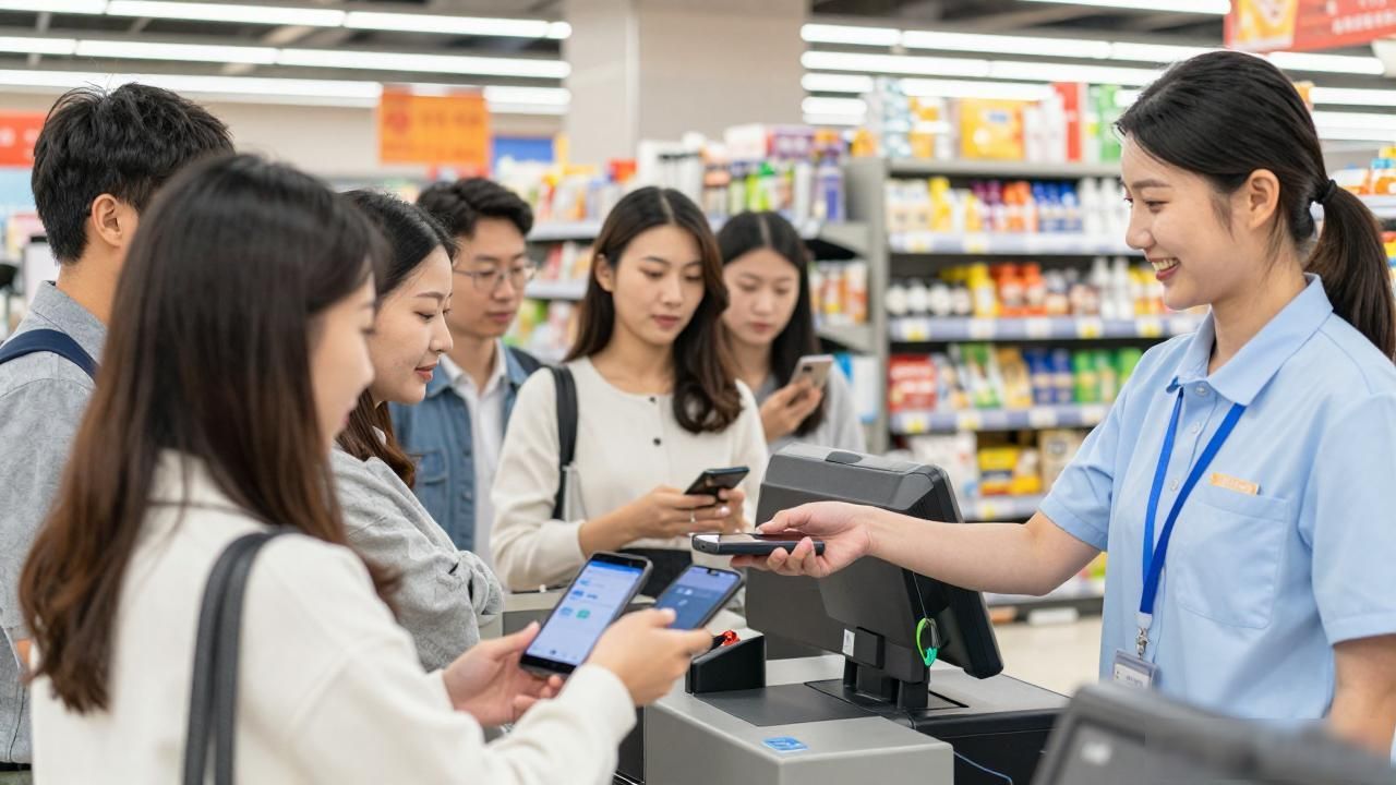 新华榕超市数字货币支付全攻略