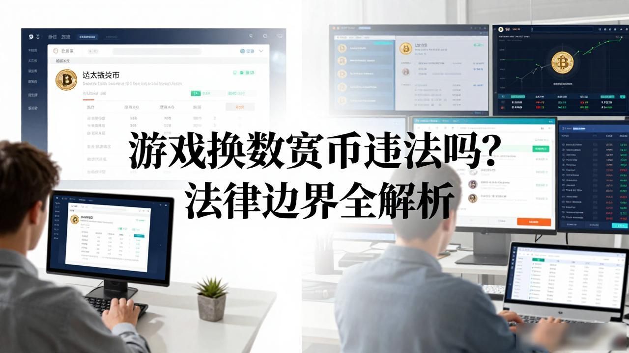 游戏换数字货币违法吗？法律边界全解析
