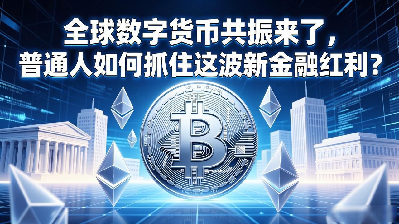 全球数字货币共振来了，普通人如何抓住这波新金融红利？
