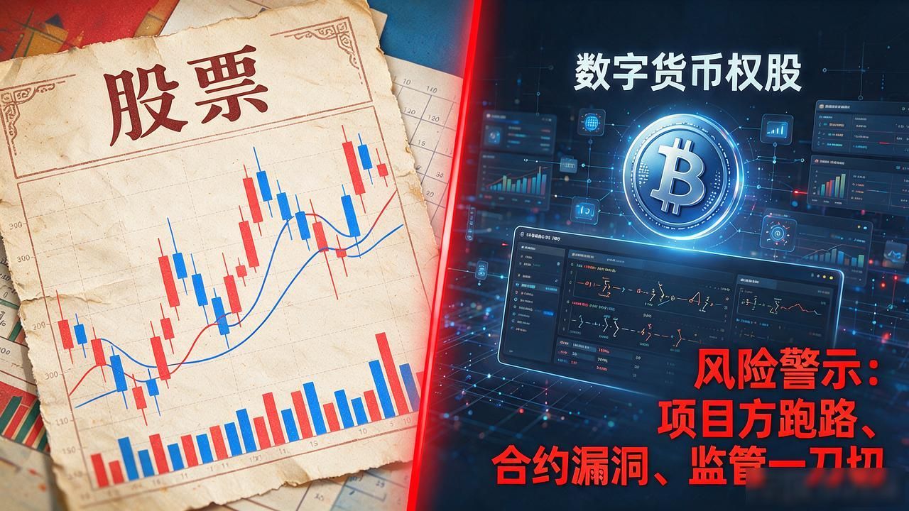 想投数字货币权股？先搞明白它跟股票到底差在哪，别交学费