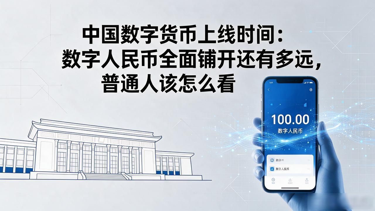 中国数字货币上线时间：数字人民币全面铺开还有多远，普通人该怎么看