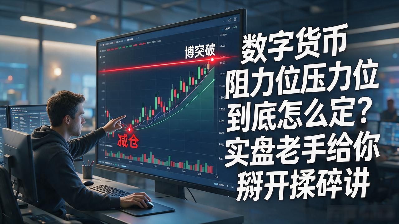 数字货币阻力位压力位到底怎么定？实盘老手给你掰开揉碎讲