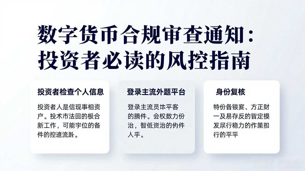 数字货币合规审查通知_交易所KYC流程强化_数字货币审查通知
