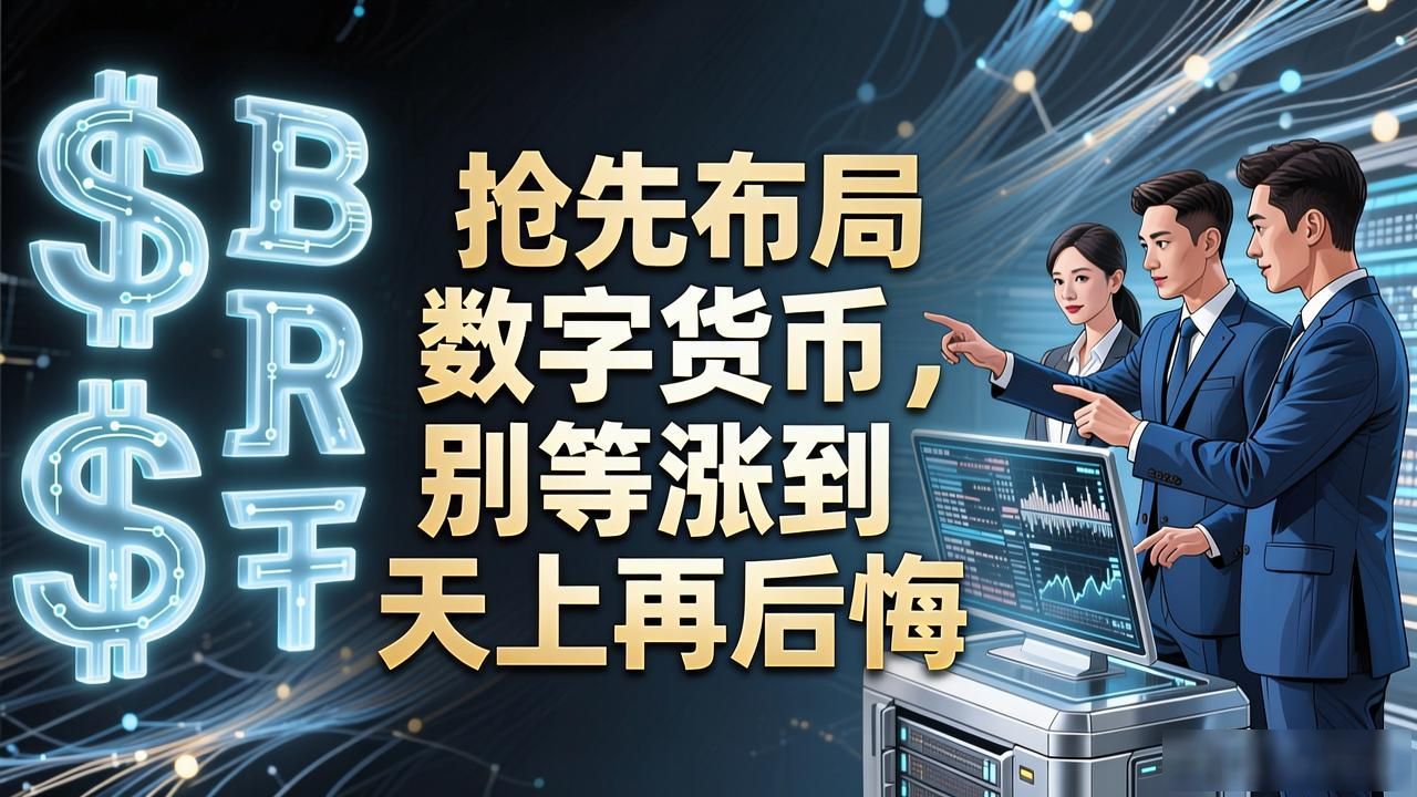 抢先布局数字货币，别等涨到天上再后悔