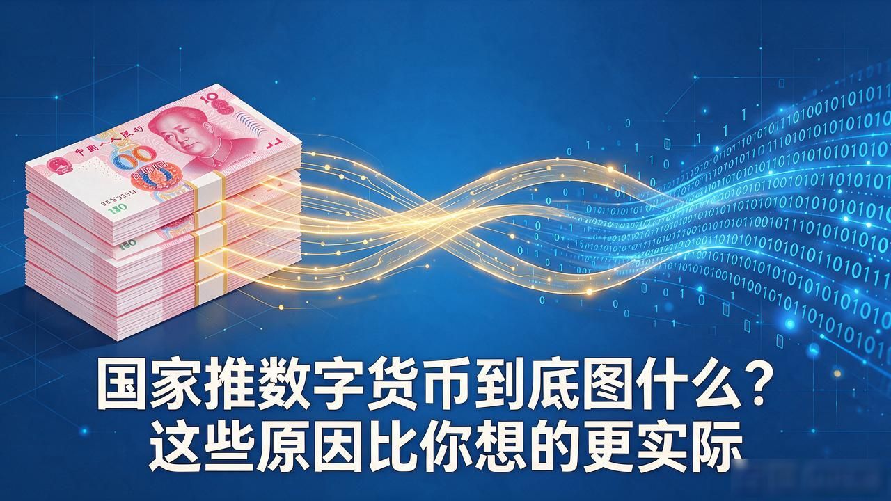 国家推数字货币到底图什么？这些原因比你想的更实际