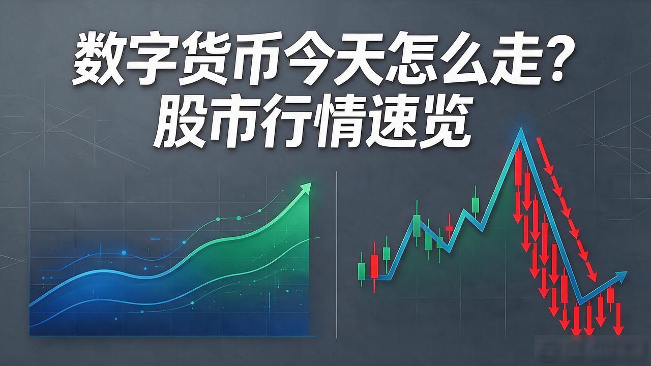 数字货币今天怎么走？股市行情速览